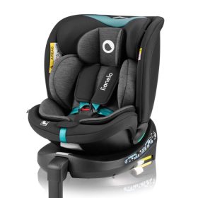 Lionelo gyerekülés Navy i-Size Isofix 360 fok 40-150 cm türkiz – 40–150 cm-es autósülés 2. kép
