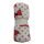 Soffi Baby takaró plüss dupla masnis piros 75x100cm – babatermék