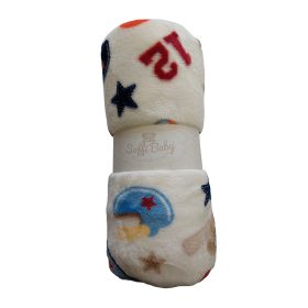 Soffi Baby takaró plüss dupla Sport 75x100cm – babatermék