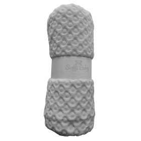 Soffi Baby takaró plüss dupla szürke 75x100cm – babatermék