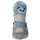 Soffi Baby takaró plüss dupla kék fehér pandapofi 75x100cm – babatermék