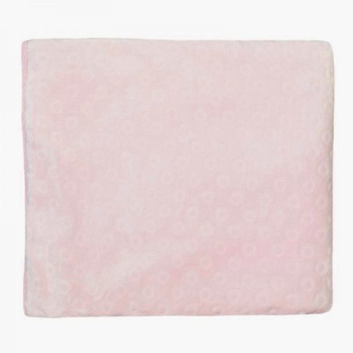 Soffi Baby takaró plüss dupla rózsaszín 75x100cm – babatermék 1. kép