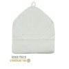 Stella fürdõlepedõ hímzett 110x110 fehér kacsa – babatörölköző 2. kép
