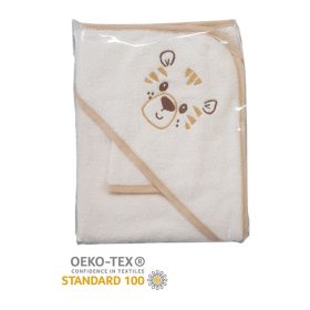 Stella fürdõlepedõ hímzett 80x80cm Tigris – babatörölköző