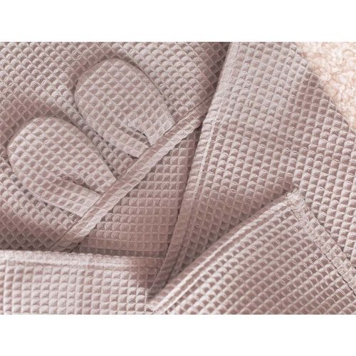 Vaganza fürdõlepedõ Waffle 110X110cm szürke – babatörölköző 3. kép