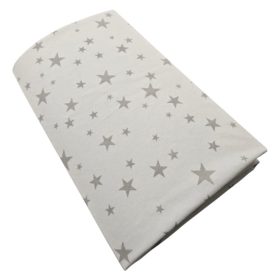   Stella lepedõ strech pamut 60x120/70x140cm szürke csillagok