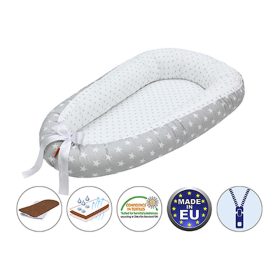 Scamp babafészek kókuszbetétes Mouse Little Stars BF024 – Zsebi Baba Shop