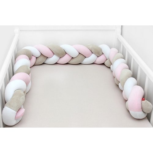 Scamp rácsvédõ fonott 180cm Fehér-Bézs-Rózsaszín RFT001 180CM – termékfotó