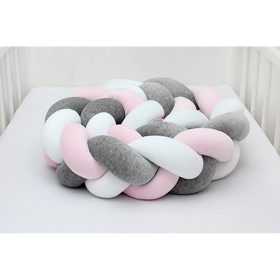 Scamp rácsvédõ fonott 180cm Fehér-Szürke-Rózsaszín RFT005 180CM – termékfotó