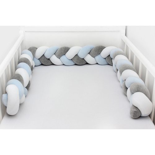 Scamp rácsvédõ fonott 180cm Fehér-Szürke-Babakék RFT006 180CM – termékfotó