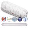 Scamp szoptatós párna univerzális pamut Little Heart White Grey SZPE136 – termékfotó