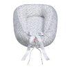 Scamp babafészek kókuszbetétes Little Clouds White Grey BF001 – Zsebi Baba Shop
