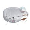 Scamp babafészek kókuszbetétes Little Clouds White Grey BF001 – Zsebi Baba Shop