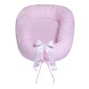 Scamp babafészek kókuszbetétes Rosa Stars Dots BF017 – Zsebi Baba Shop