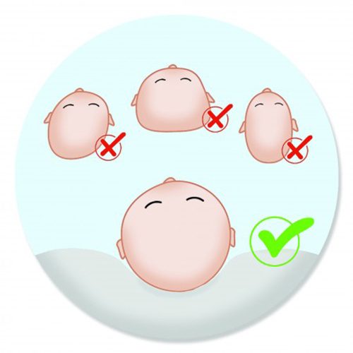Scamp laposfejûség elleni párna Hedgehog Green BLP002 – babatermék 1. kép