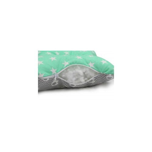 Scamp laposfejûség elleni párna Green Stars Elephants BLP007 – babatermék 4. kép