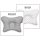 Scamp laposfejûség elleni párna Lettle Heart White Grey BLP012 – babatermék 2. kép