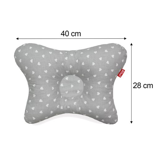 Scamp laposfejûség elleni párna Lettle Heart White Grey BLP012 – babatermék 3. kép