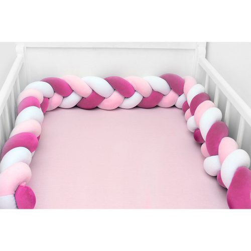 Scamp rácsvédõ fonott 180cm Fehér-Rózsaszín-Pink RFT010 180CM – termékfotó