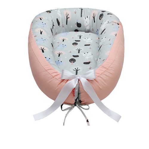 Scamp babafészek kókuszbetétes Peach Forest BF027 – Zsebi Baba Shop