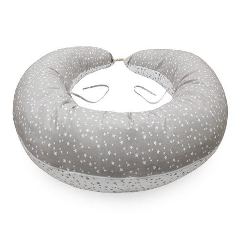 Scamp szoptatós párna formázott gombosvégû Grey Little Big Stars New SZPG015 – termékfotó