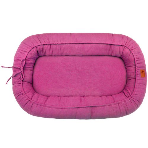 Scamp babafészek muszlin Pink DBF002 – Zsebi Baba Shop