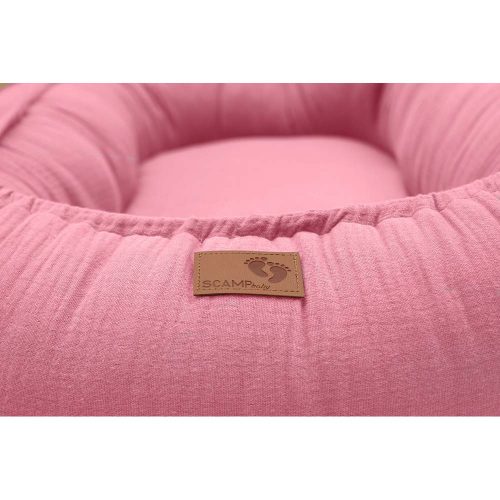 Scamp babafészek muszlin Salmon DBF005 – Zsebi Baba Shop
