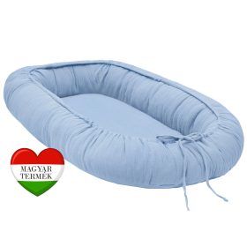 Scamp babafészek muszlin BabyBlue DBF007 – Zsebi Baba Shop