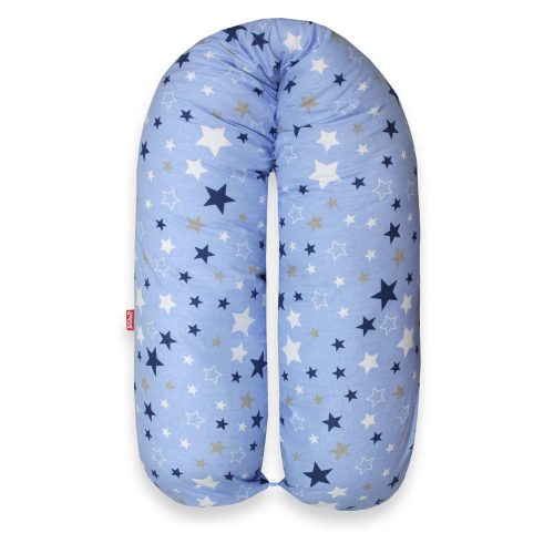 Scamp szoptatós párna univerzális pamut Blue White Little Big SZPE257 – termékfotó