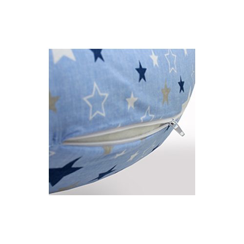 Scamp szoptatós párna univerzális pamut Blue White Little Big SZPE257 – termékfotó