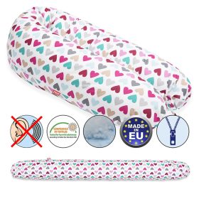 Scamp szoptatós párna univerzális pamut Colorful Heart SZPE161 – termékfotó