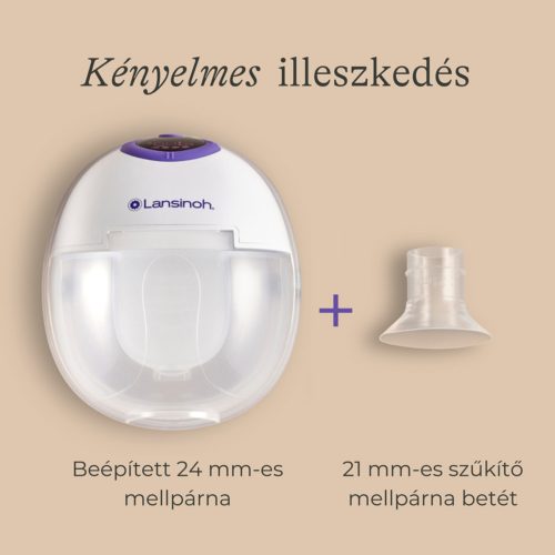 Lansinoh hordható mellszívó 4 fázisú egyes Soothies regeneráló mellpárnával szettben – Zsebi Baba Shop