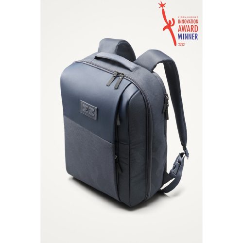 MiniMeis pelenkázó hátizsák és babarögzítõ hám étkezõszékhez Hero G5 Dusk Blue