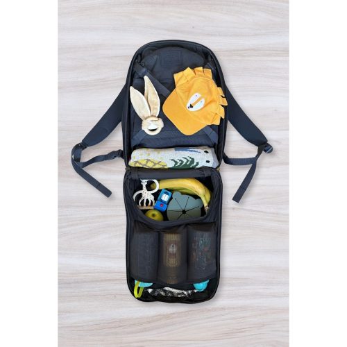 MiniMeis pelenkázó hátizsák és babarögzítõ hám étkezõszékhez Hero G5 Dusk Blue