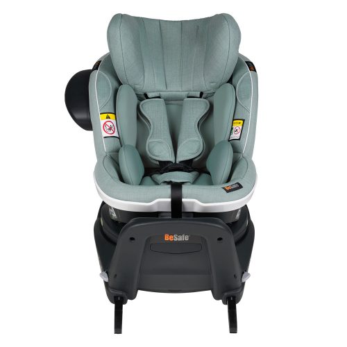BeSafe gyerekülés iZi Turn i-Size ISOfix 61-105 cm Sea Green Mélange – 76–150 cm-es autósülés 4. kép