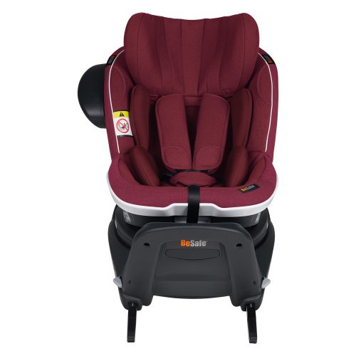 BeSafe gyerekülés iZi Twist I-Size ISOfix 61-105 cm Burgundy Mélange – 76–150 cm-es autósülés 4. kép