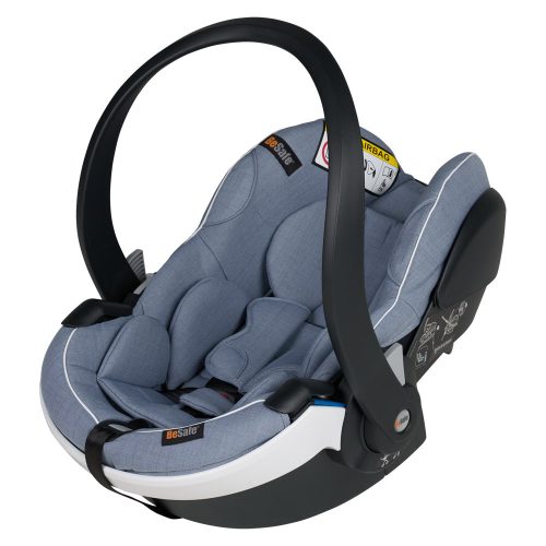 BeSafe hordozó iZi Go Modular X1 I-size 40-75 cm Cloud Mélange – babahordozó autósülés 6. kép