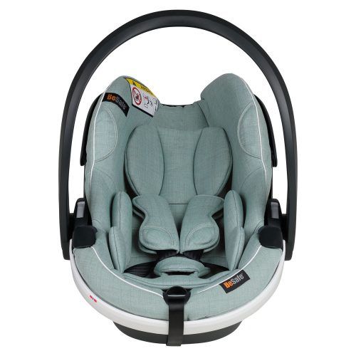 BeSafe hordozó iZi Go Modular X2 i-Size 40-75 cm Sea Green Mélange – babahordozó autósülés 3. kép