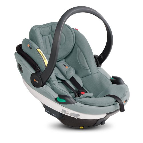 BeSafe hordozó Go Beyond i-Size 40-87 cm Sea Green Mélange – babahordozó autósülés 3. kép
