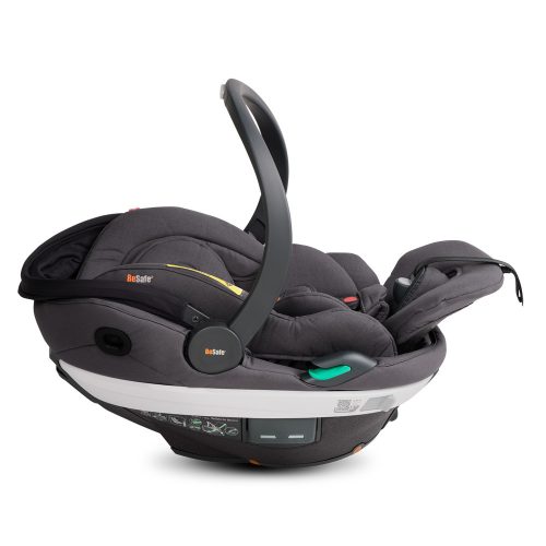 BeSafe hordozó Go Beyond i-Size 40-87 cm Dark Grey Mélange – babahordozó autósülés 6. kép