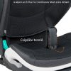 BeSafe gyerekülés iZi Flex FIX 2 i-Size ISOfix 100-150 cm Black Soft Breeze – autósülés 5. kép