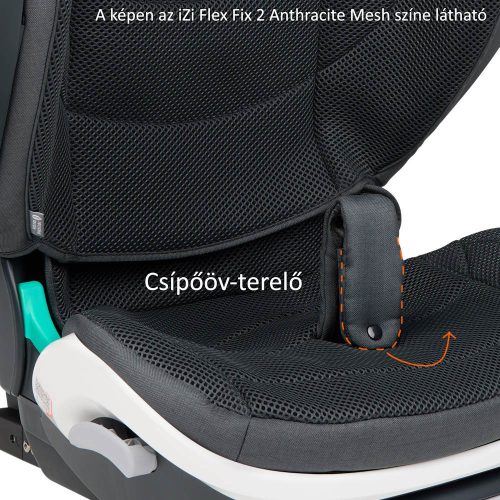 BeSafe gyerekülés iZi Flex FIX 2 i-Size ISOfix 100-150 cm Black Soft Breeze – autósülés 5. kép