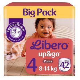Libero Up&Go 4 Big Pack bugyipelenka 8-14kg 42db – babapelenka