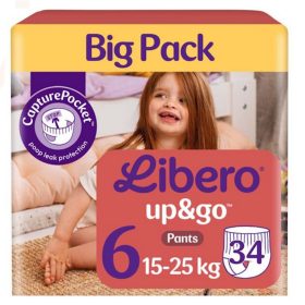Libero Up&Go 6 Big Pack bugyipelenka 15-25kg 34db – babapelenka