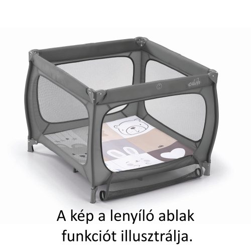 CAM utazójáróka Qbox 96x96x75cm 103 – utazóágy és járóka 3. kép