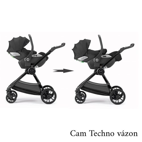 CAM hordozó Relax I-Size 40-87cm Modus és Techno Babila babakocsikra 179 fekete – babahordozó autósülés 1. kép
