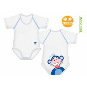 J Bimbi kombidressz 0-36 hó biopamut 4 Seasons Jungle Monkey 10853 – babatermék 2. kép