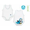 J Bimbi kombidressz 0-36 hó biopamut Summer Sealife Blue Fish 10869 – babatermék 2. kép