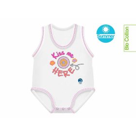 J Bimbi kombidressz 0-36 hó biopamut Summer Kiss me Here 10990 – babatermék 2. kép