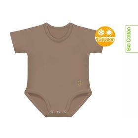 J Bimbi kombidressz 0-36 hó biopamut 4 Seasons barna 12023 – babatermék 2. kép